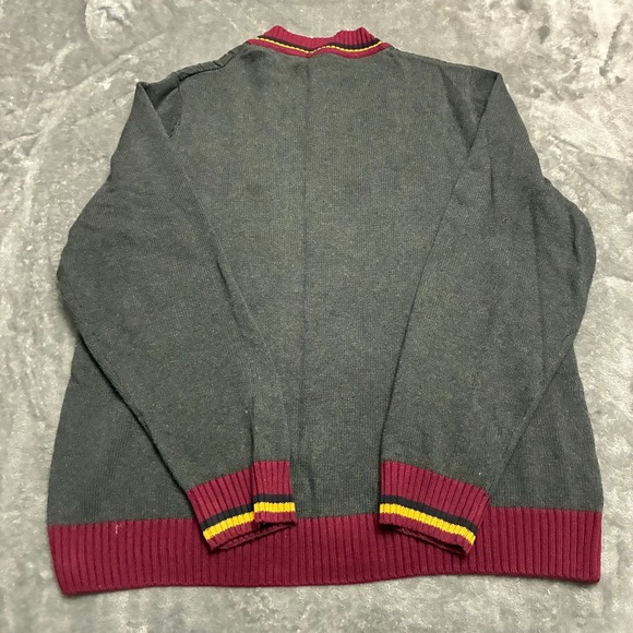 Argyleculture Russell Simmons Mens Cable Knit V‎ Neck Sweater XL Gray - Picture 4 of 8